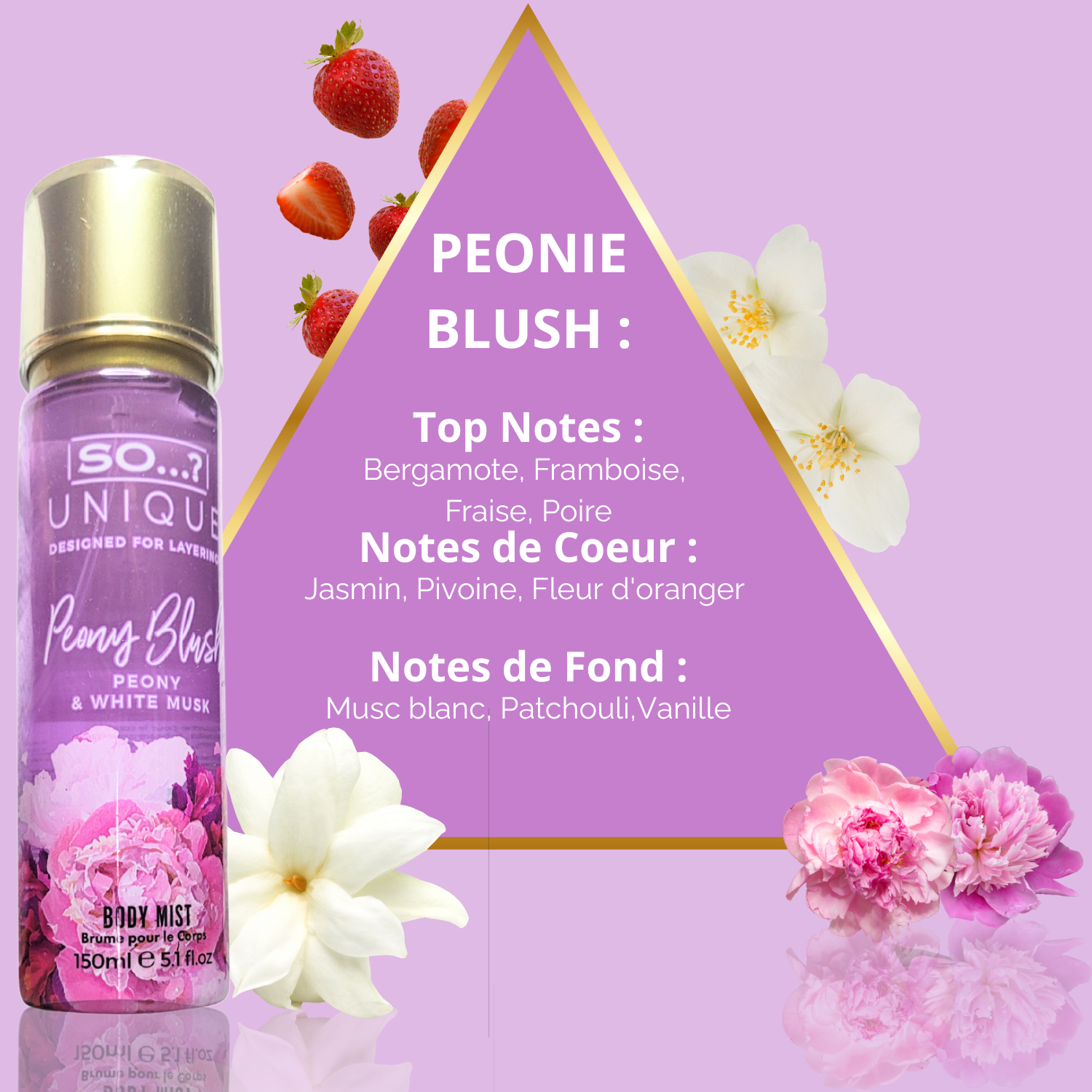 Brume Parfumée So Unique - Peony Blush