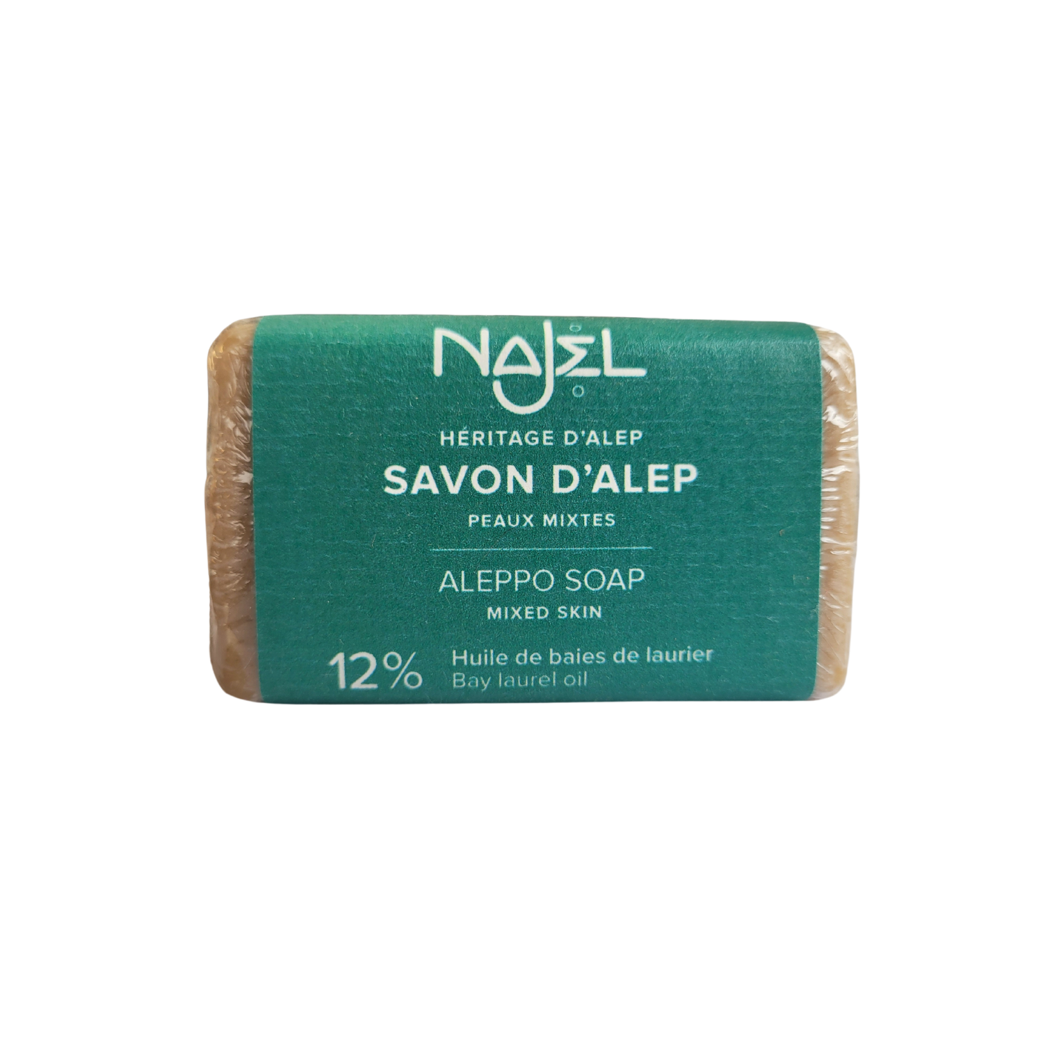 Savon d’Alep 12% Huile de Baies de Laurier – 100g