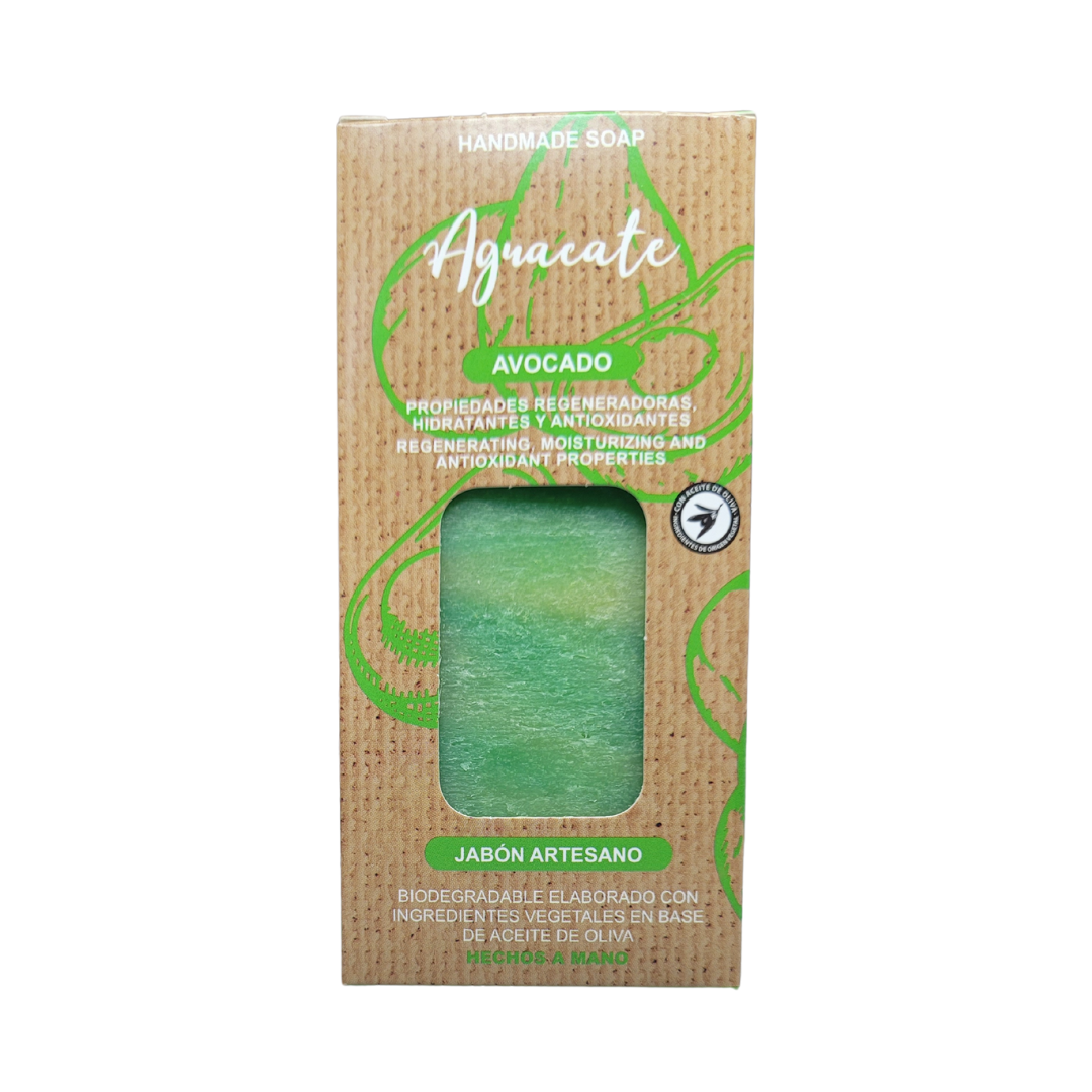 Jabón Artesanal con Aceite de Oliva y Aguacate – 100 g