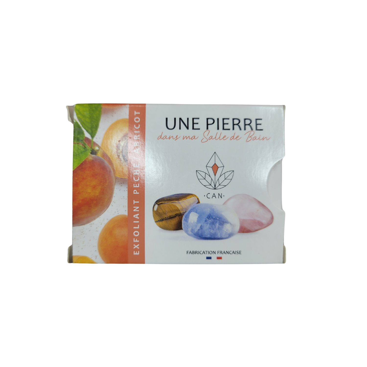 Savon Exfoliant Pêche & Abricot avec Pierre Précieuse