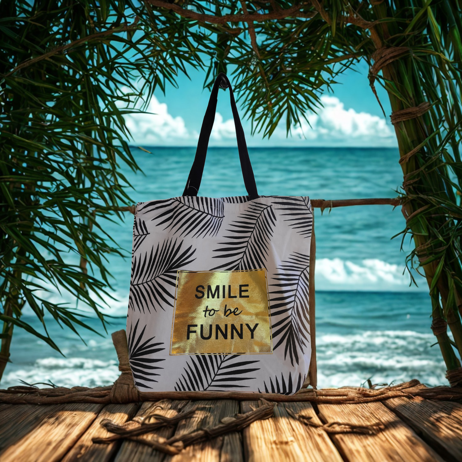 Tote Bag - Smile To Be Funny