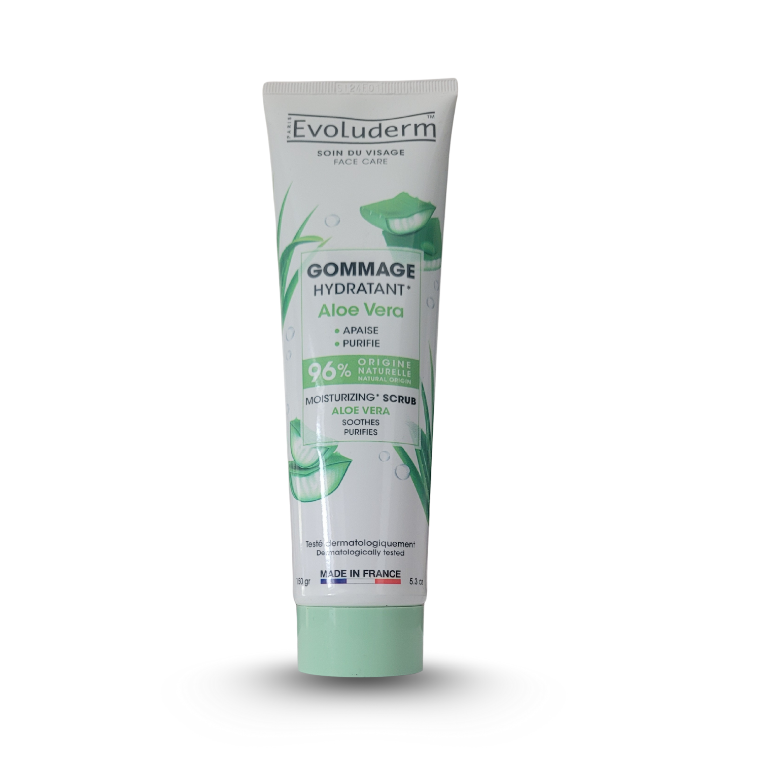 Exfoliante Hidratante de Aloe Vera – 96% de Origen Natural