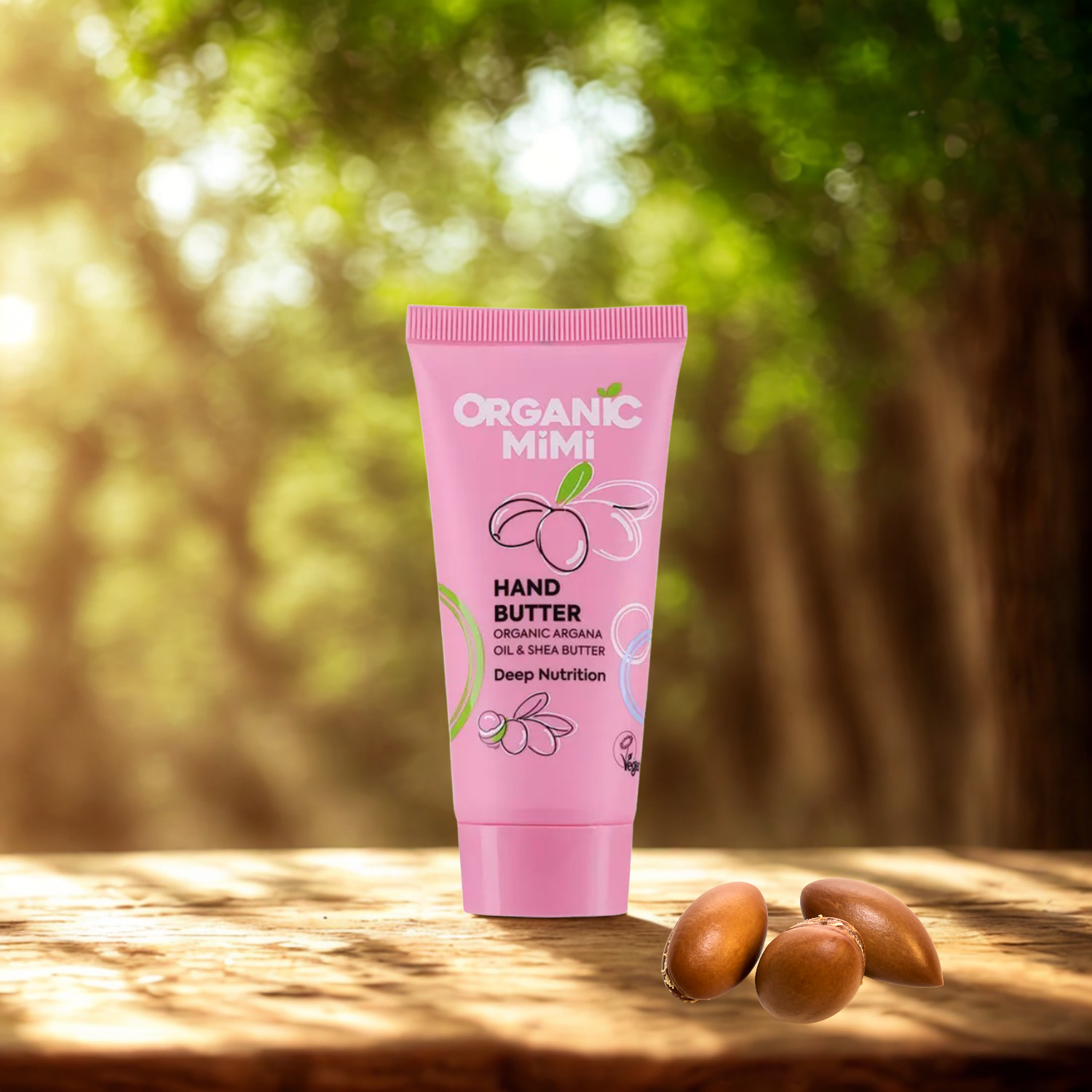 Beurre pour les Mains Argan Nutrition Profonde – Organic Mimi (50 ml)