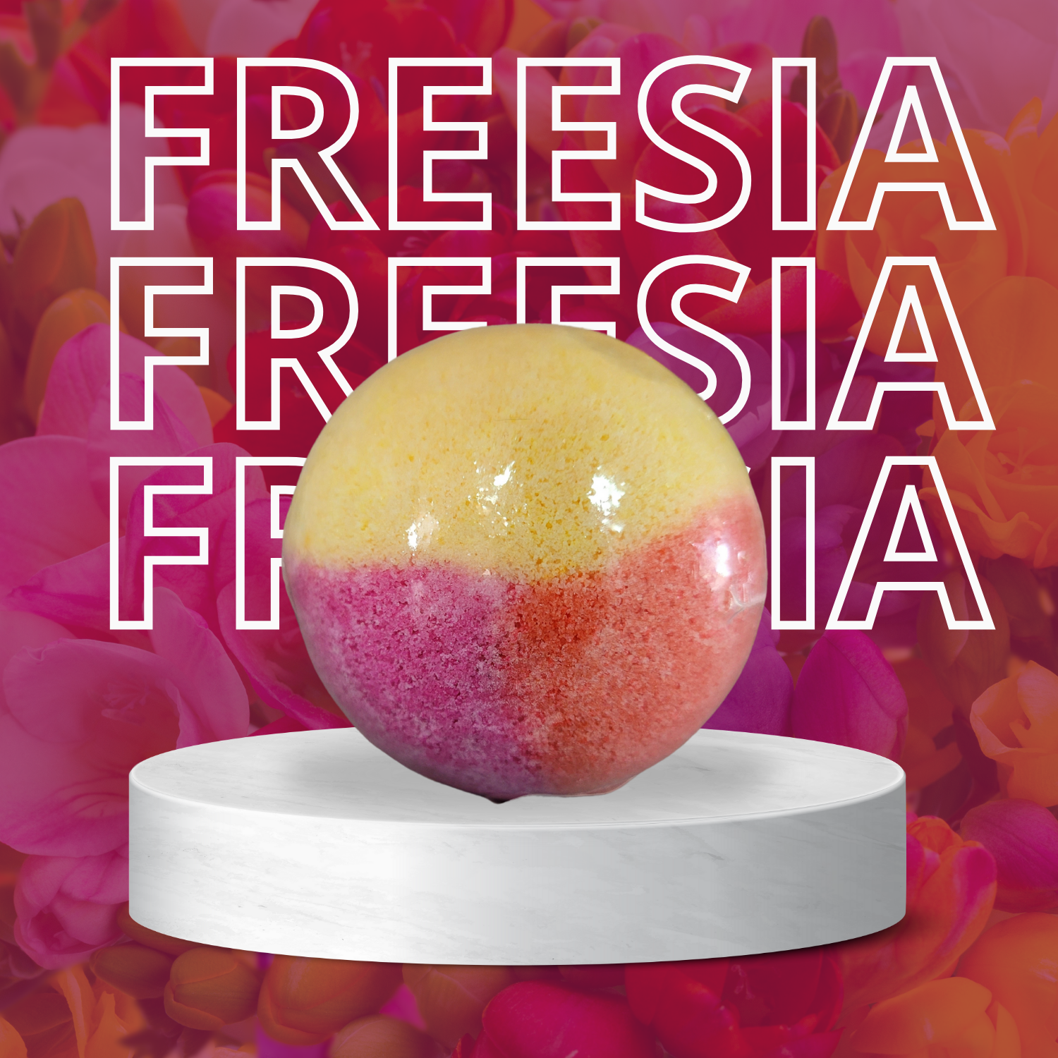 Bomba de Baño de Fresia - 125 g