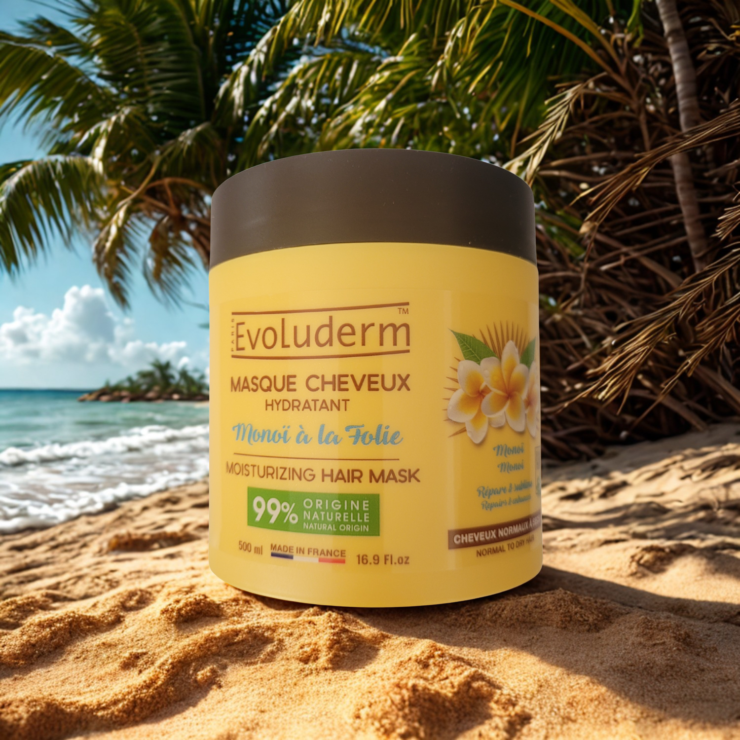 Mascarilla Capilar Hidratante Crazy Monoï – 99% de Origen Natural