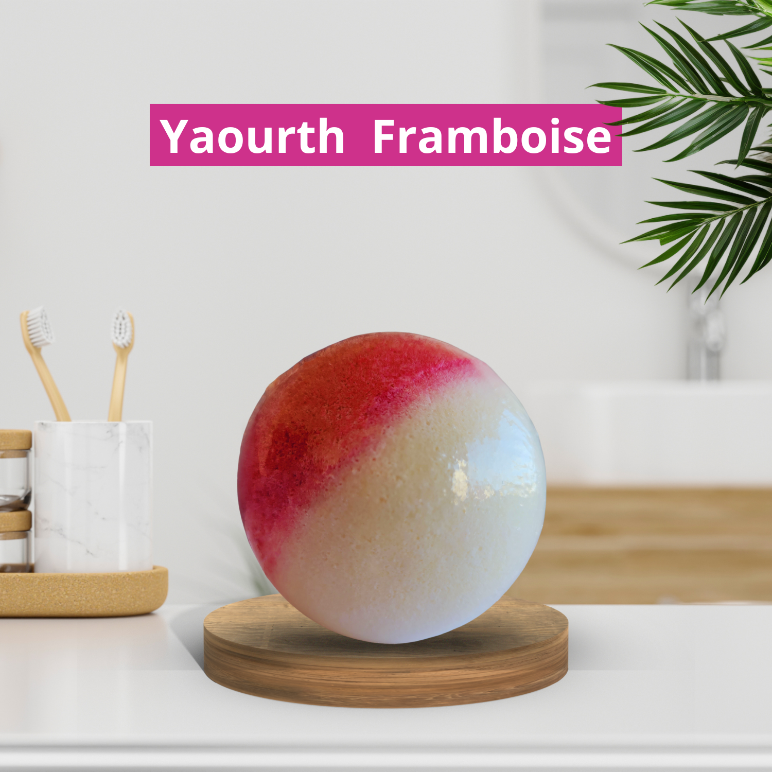 Bomba de Baño de Yogur y Frambuesa - 125 g