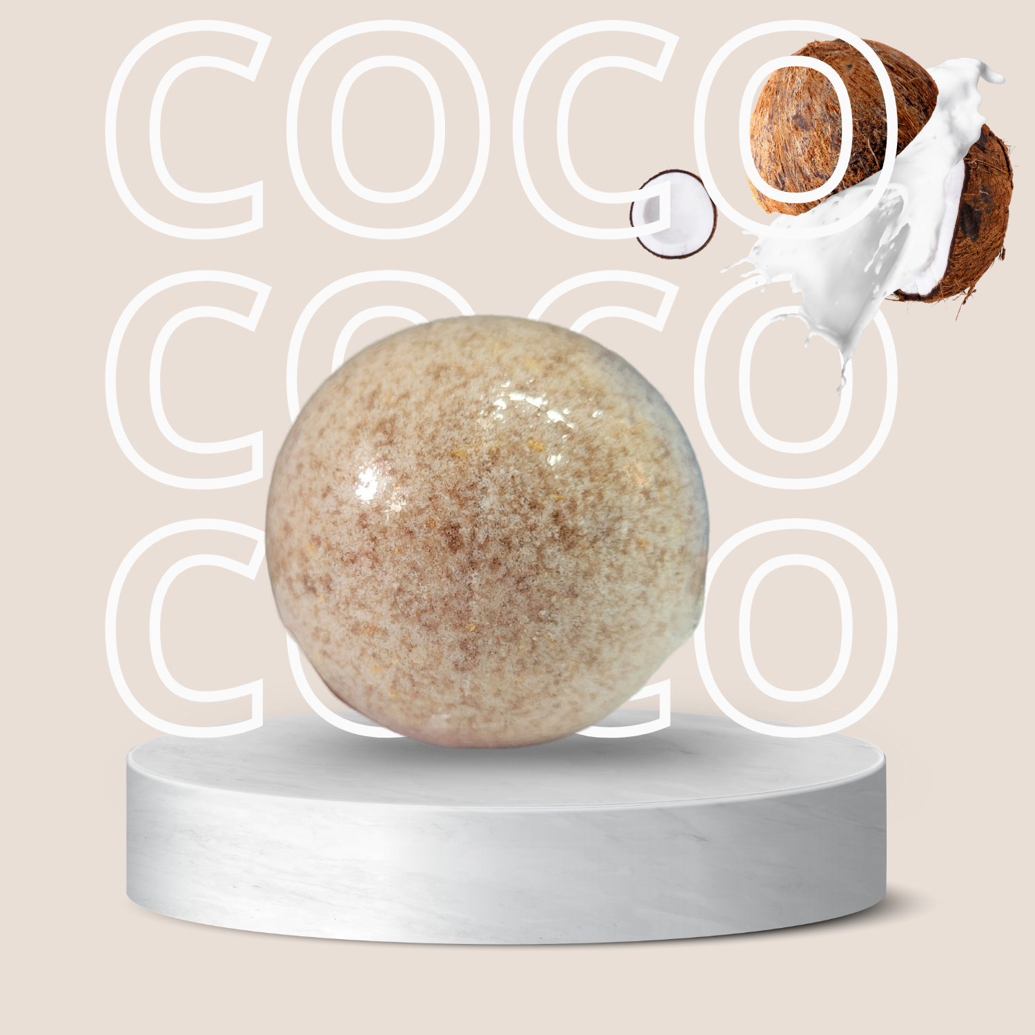 Bomba de Baño de Coco - 125 gr