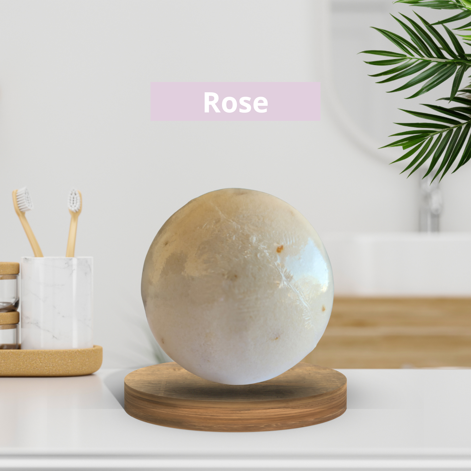Bomba de Baño de Pétalos de Rosa - 125 g