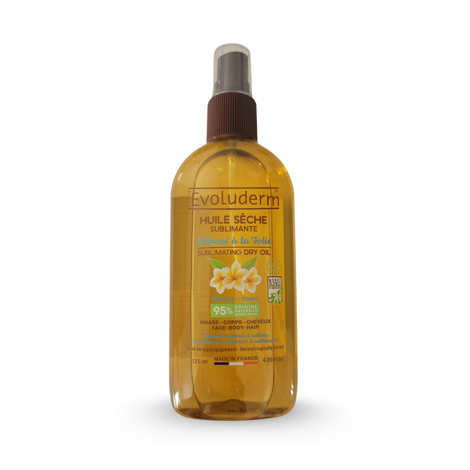 Aceite Seco Sublimador Monoï à la Folie – 125 ml